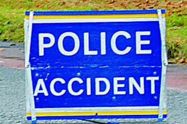 Two-car crash near blackspot junction