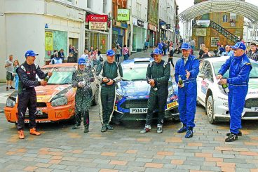 Rally champ Bogie in top gear