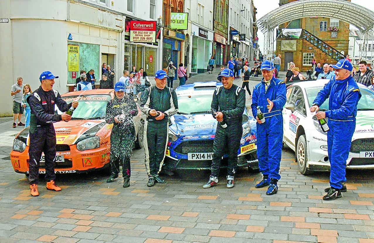 Rally champ Bogie in top gear