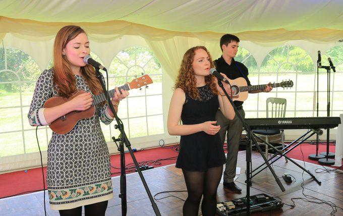 Traditional musicians Claire Hastings, Robyn Stapleton and Ally Forsyth