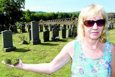 Daughter’s despair at cemetery mess