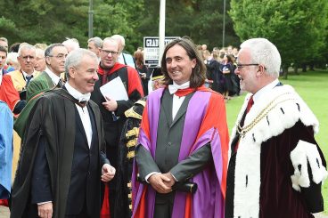 TV’s Neil receives honorary doctorate