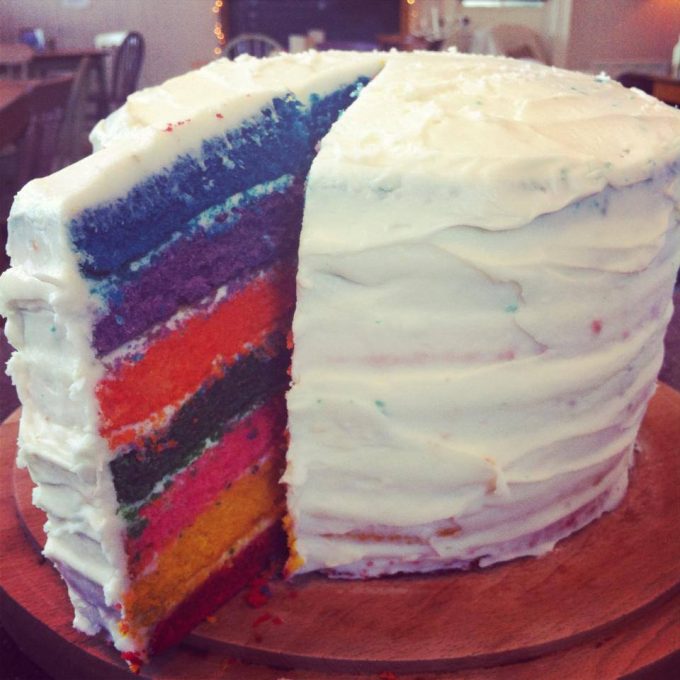 rainbow cake