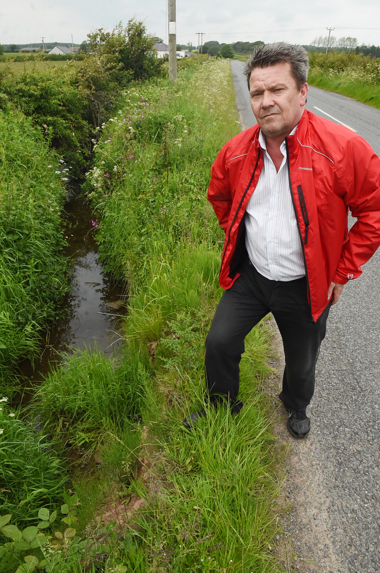 Barrier call amid accident fears on eroding road