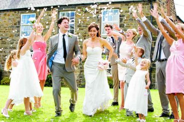 Wedding winners represent the region