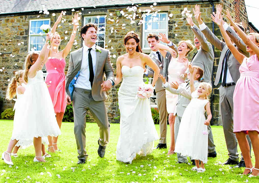 Wedding winners represent the region