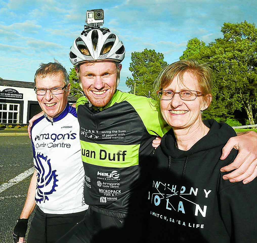 Euan's 11 day cycle race raises £15k