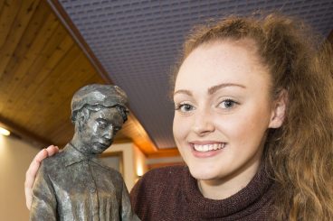 Preview of ‘Gretna Girls’ statue goes on show