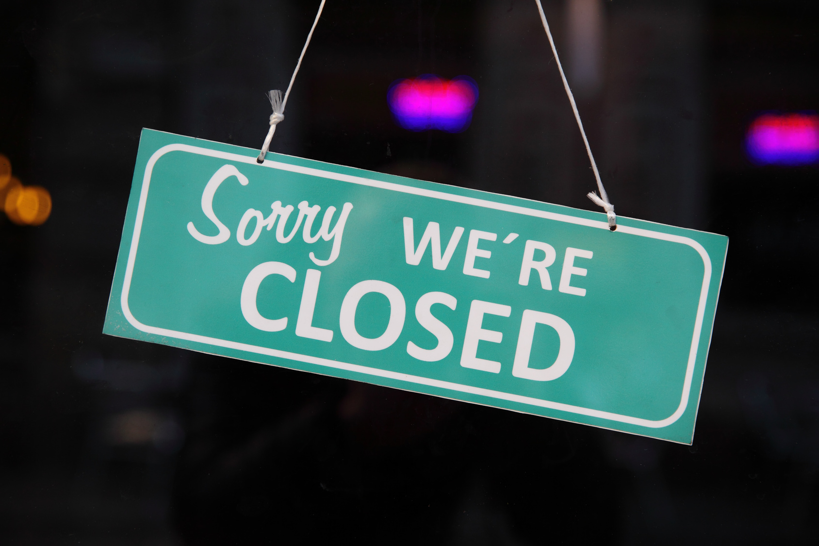 Shopping centre in temporary shut