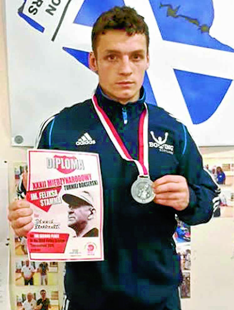 Silver success for Dumfries boxer