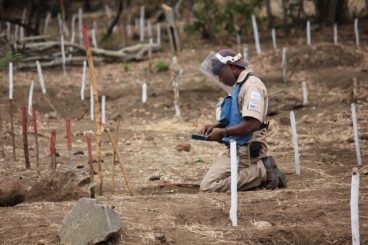 DG charity in landmine milestone