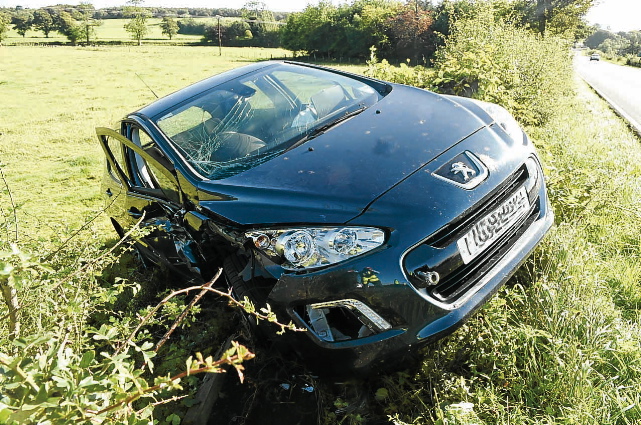 Annan drivers in two-vehicle A75 crash