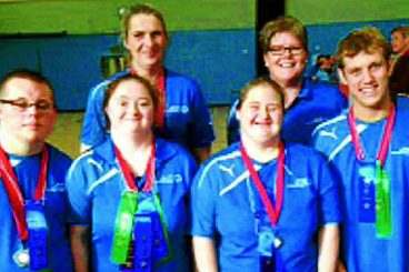 Medal haul for disability team
