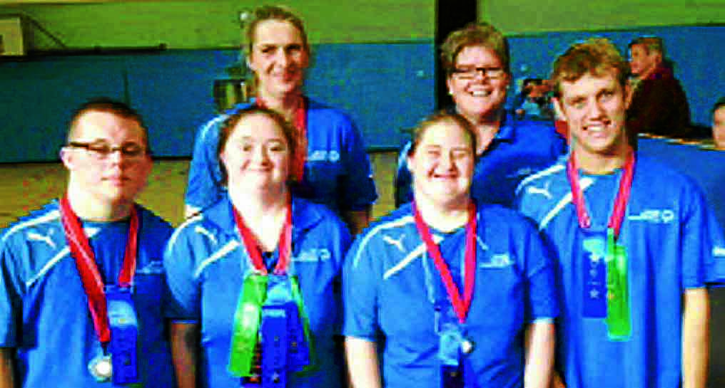 Medal haul for disability team