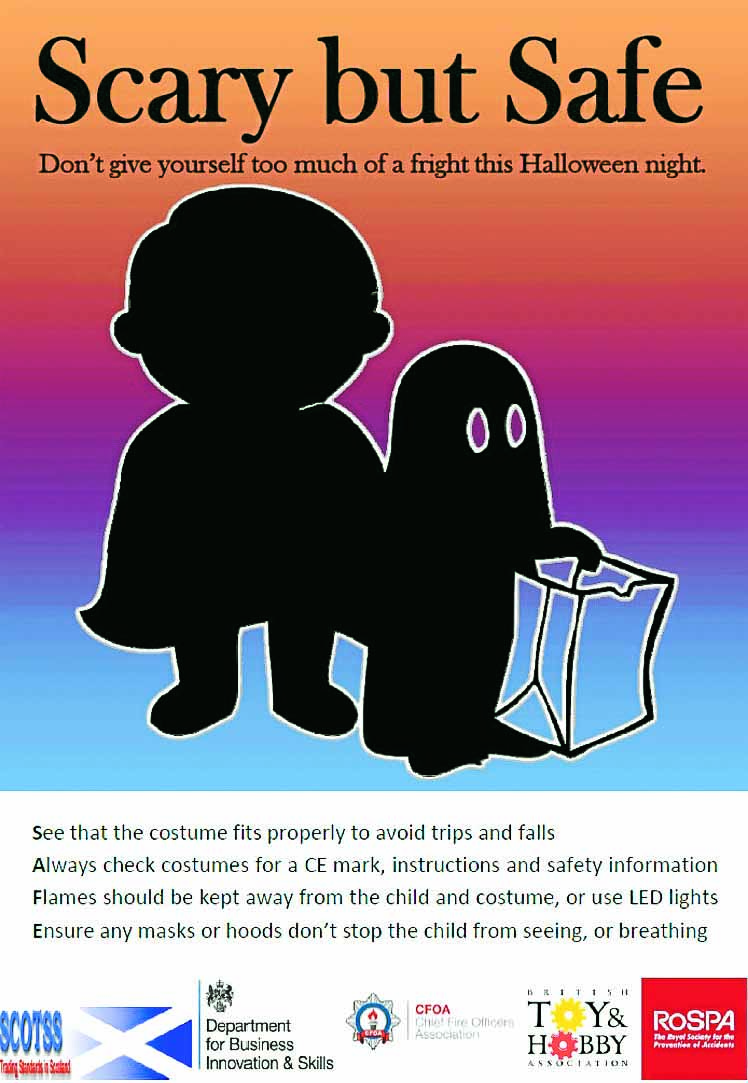 Safety warning over Halloween costumes