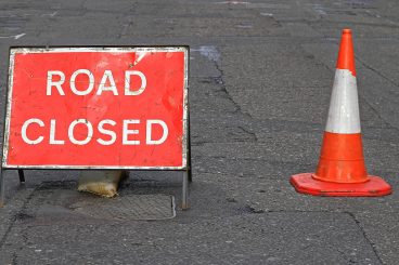 A75 closed after three-vehicle collision