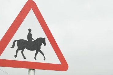 Sign aims to slow down traffic on rural road
