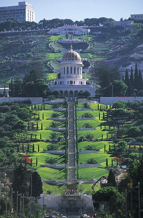 Shrine at the Bahái World Centre in Israel 