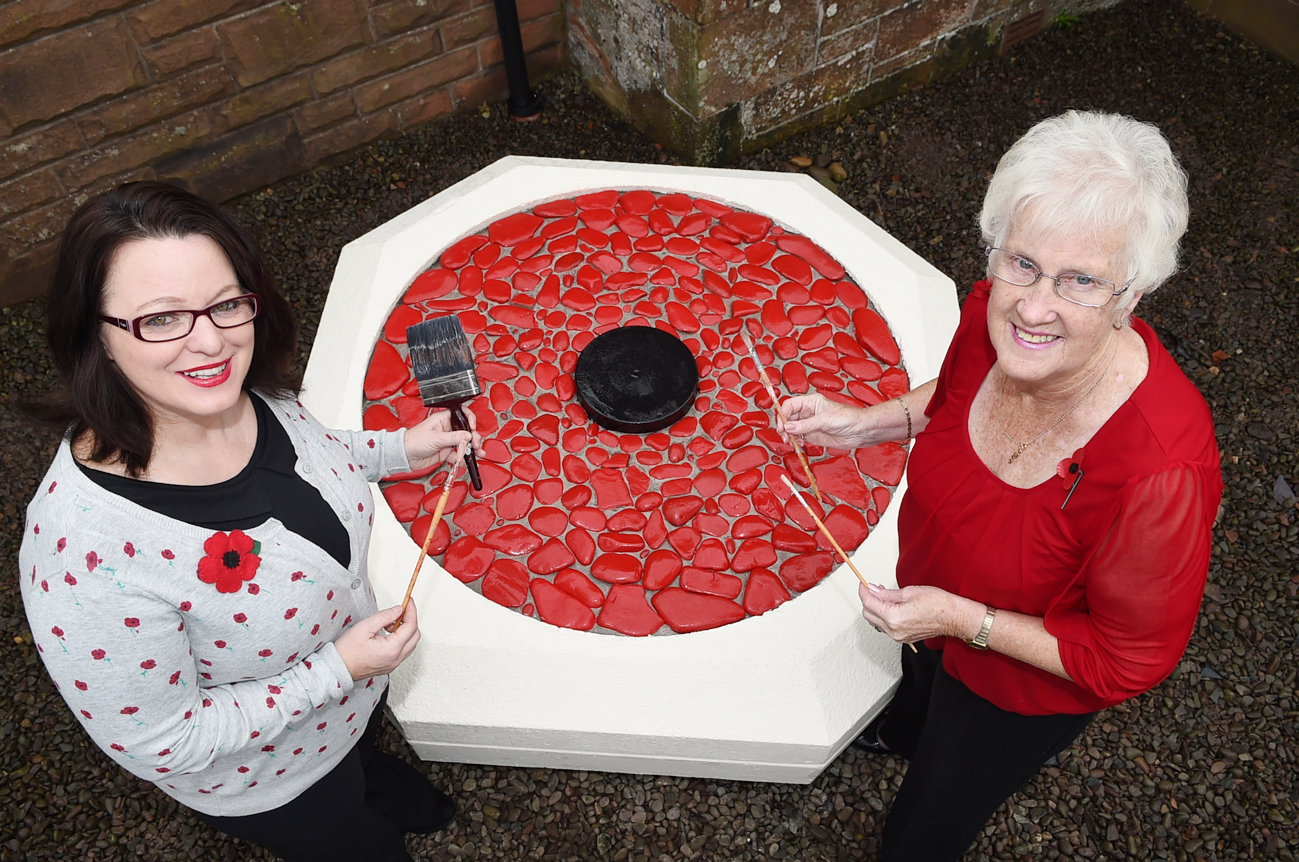 Village day centre’s wreath tribute