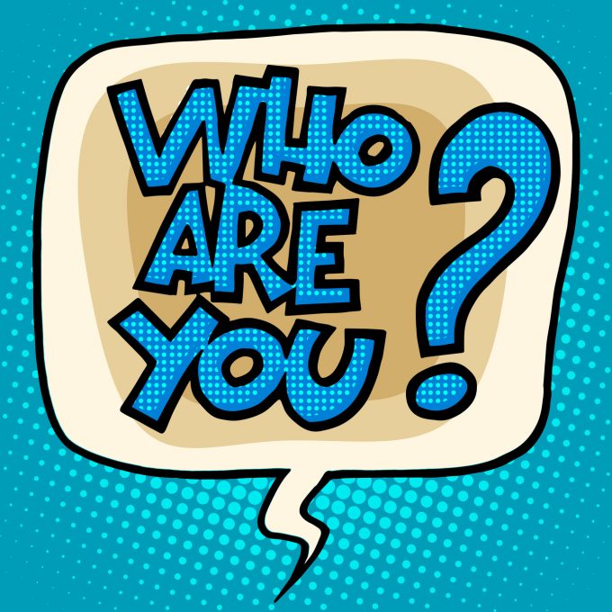 who are you to question bubble comic text pop art retro style