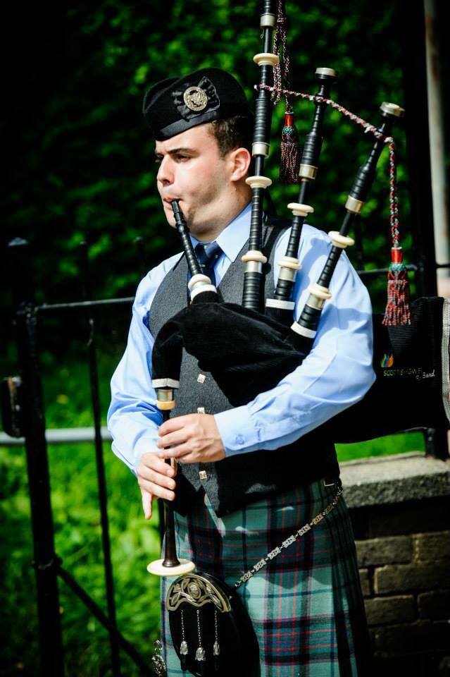 Callum spreads the piping message