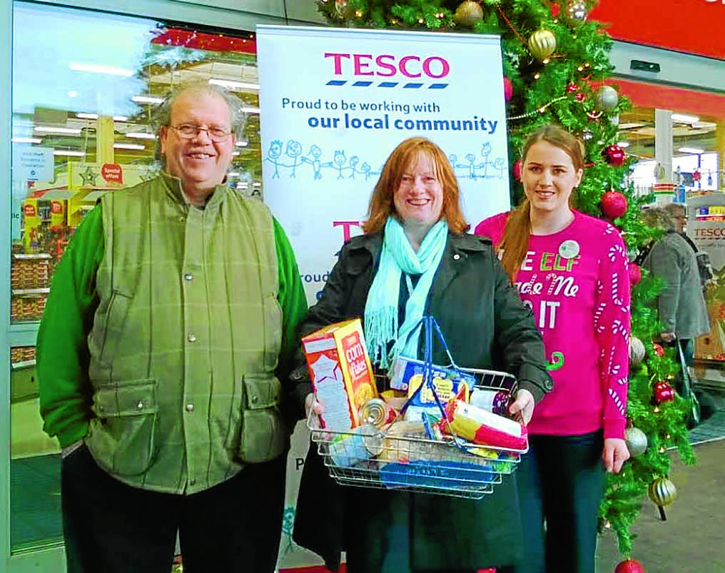 Xmas cheer as food donations stay in region