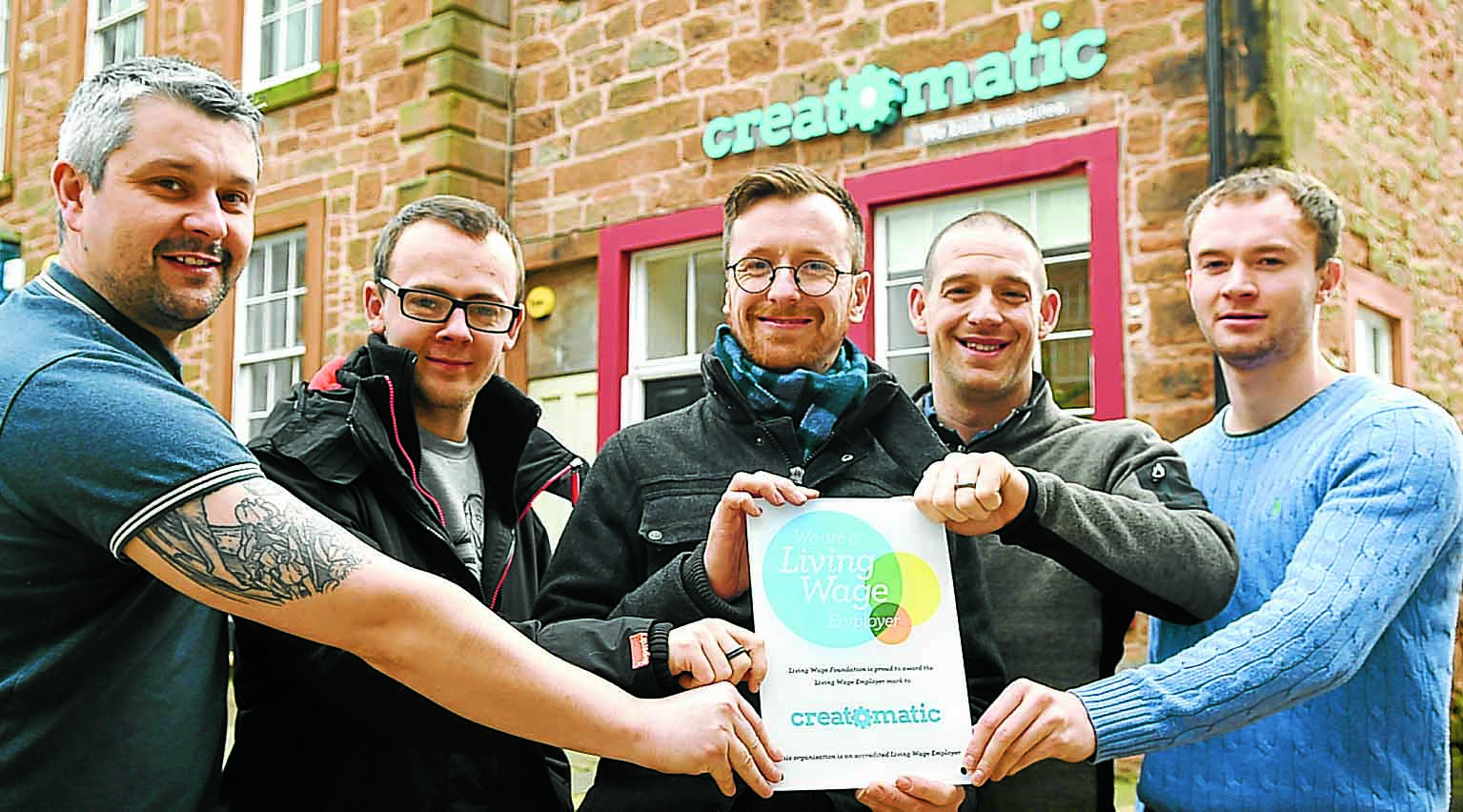 Web design firm leads the way with Living Wage deal