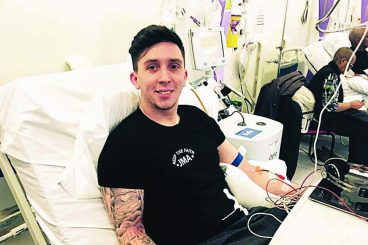 Daniel gives stem cells in memory of cousin