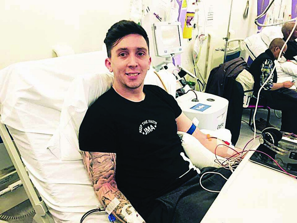 Daniel gives stem cells in memory of cousin