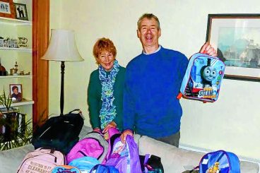 Group’s backpack backing for Malawi charity