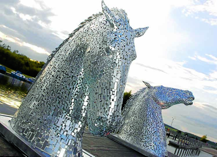 Kelpies in Kirkcudbright