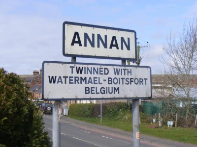 The official twinning between Annan and Water-Boitsford ended a number of years ago, but a strong link still remains today