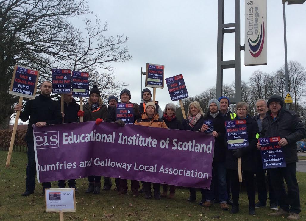 Strike action closes college campus