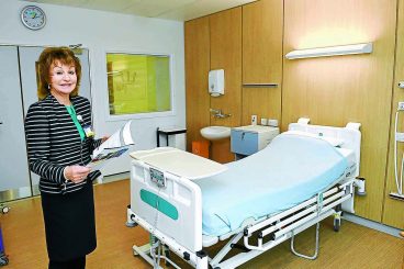 Hospital’s single patient room goes on display