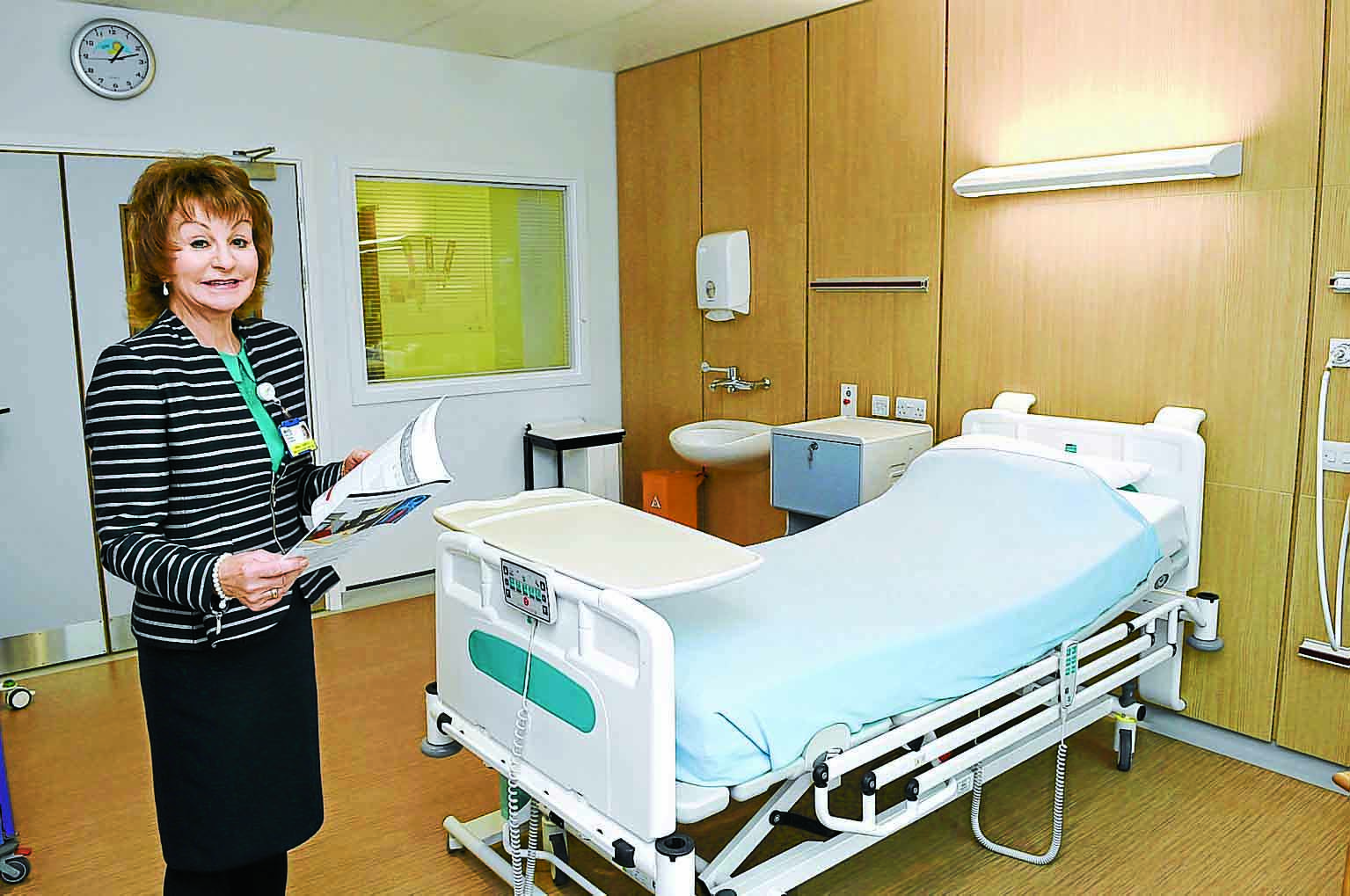 Hospital's single patient room goes on display