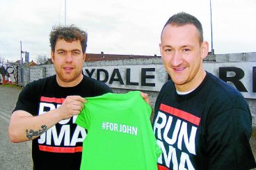 Duo take on charity marathon bid