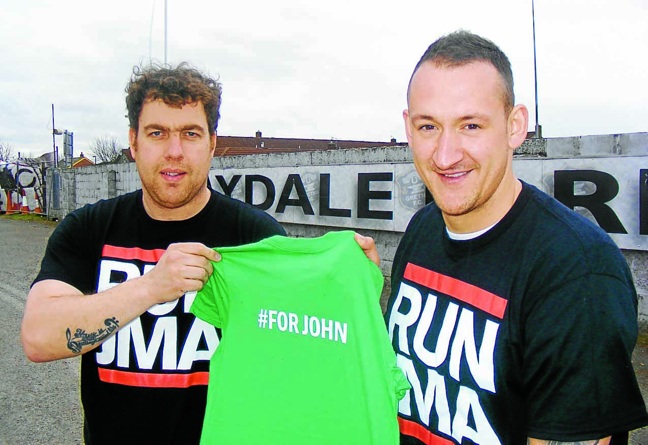 Duo take on charity marathon bid