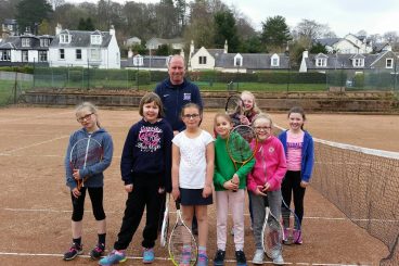 Huge tennis lesson demand for Moffat kids