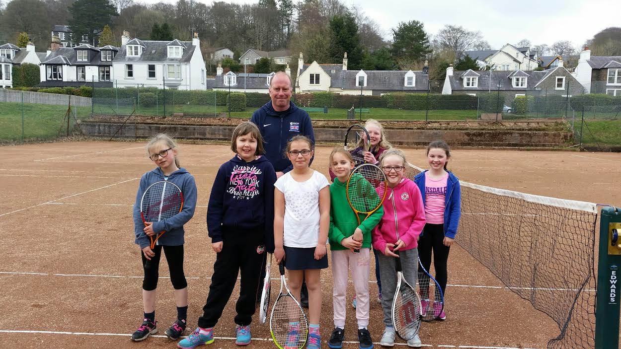 Huge tennis lesson demand for Moffat kids