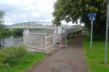 Upset over bridge closure