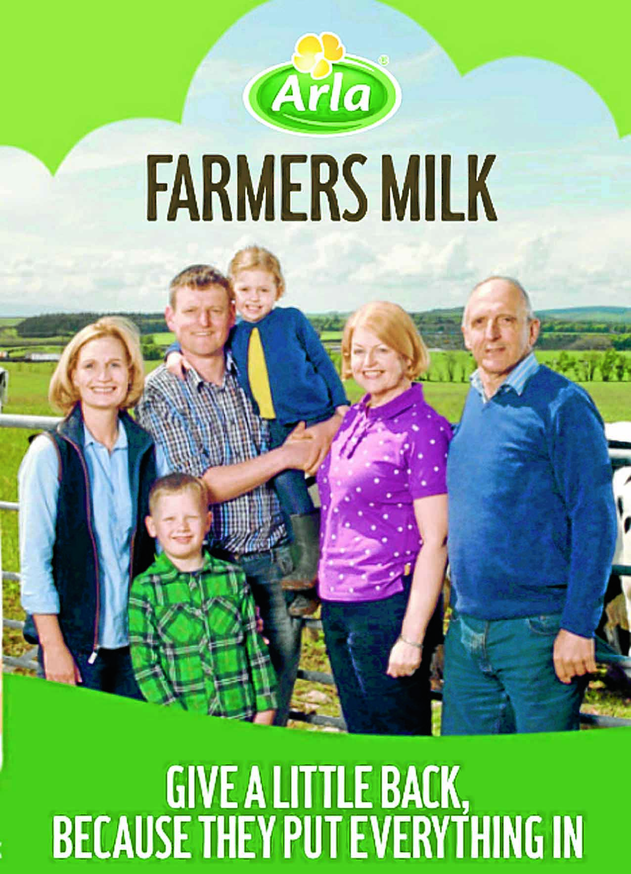 Farming family star in milk campaign