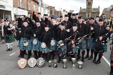 Burgh band triumph with eight awards at contest