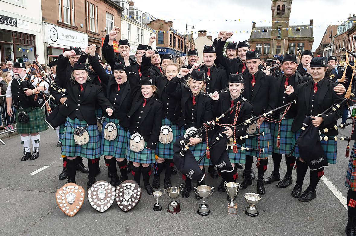 Burgh band triumph with eight awards at contest