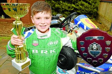 Kieran in pole position with championship first