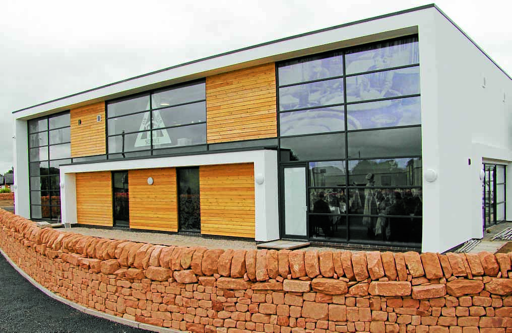 NEW BUILDING . . . the impressive Devil's Porridge building which now houses the museum