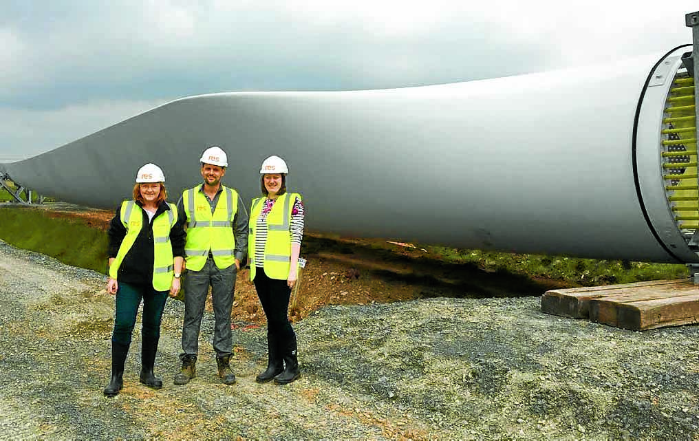 MSP gets up close to windfarm