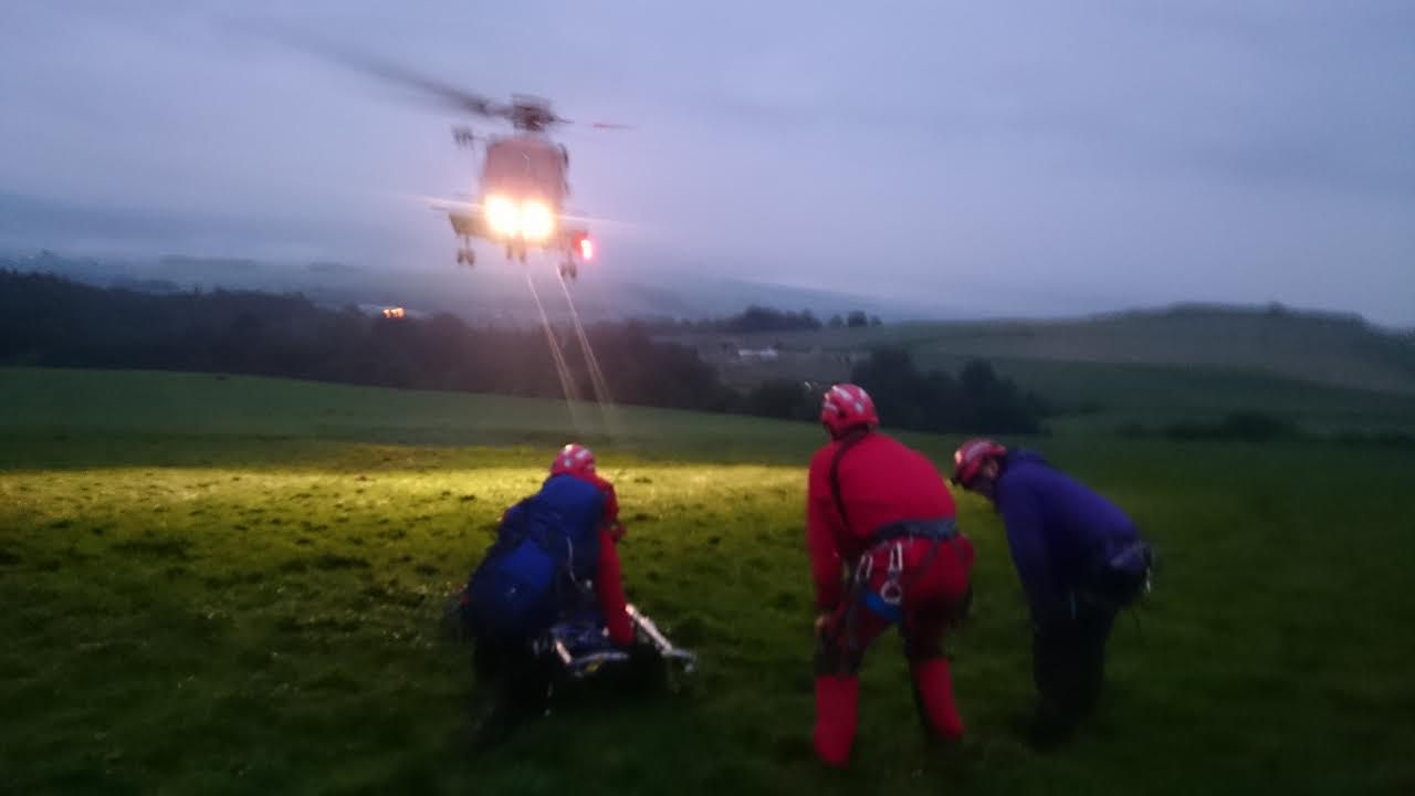 Helicopter crew lift injured teen from gorge