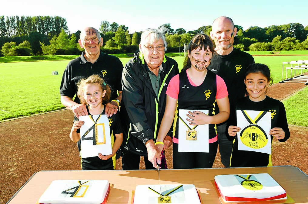 40 years carrying athletics baton