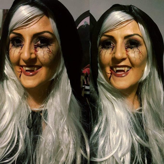 Dumfries make up artist Midge Glover was seeing double with this design