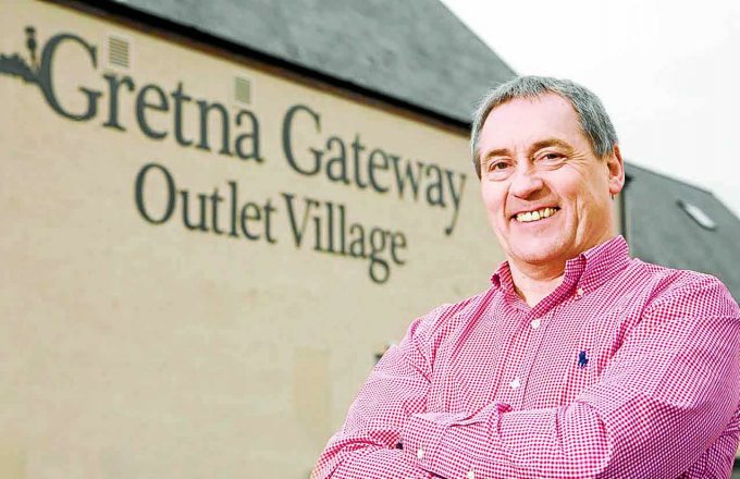 FINAL RECORD. . . the record breaking sales for Gretna Gateway will be Peter Gardner's last
